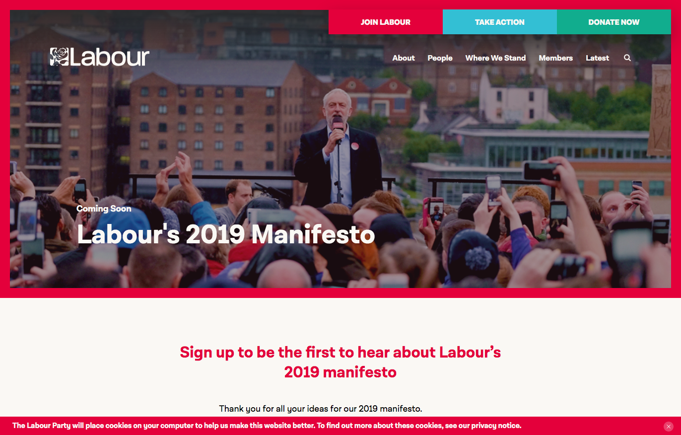 Labour 2019 Manifesto