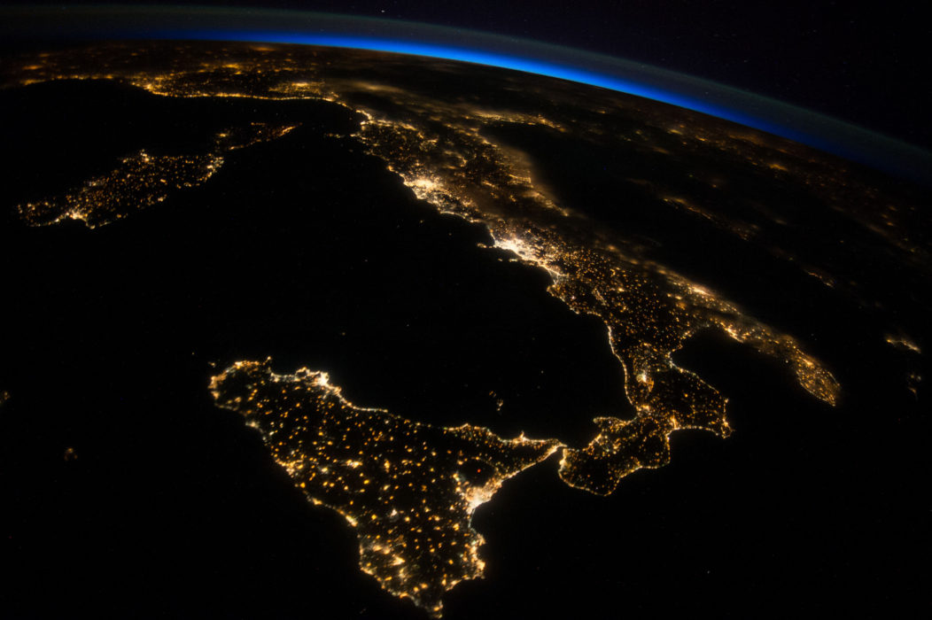 Italy from ISS