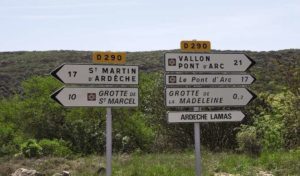 French Road Sign