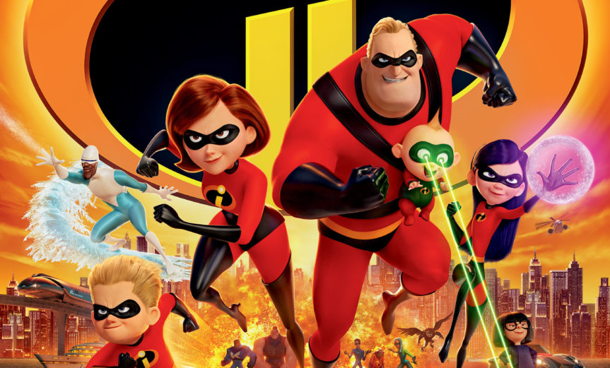 Poster for the movie "Incredibles 2"