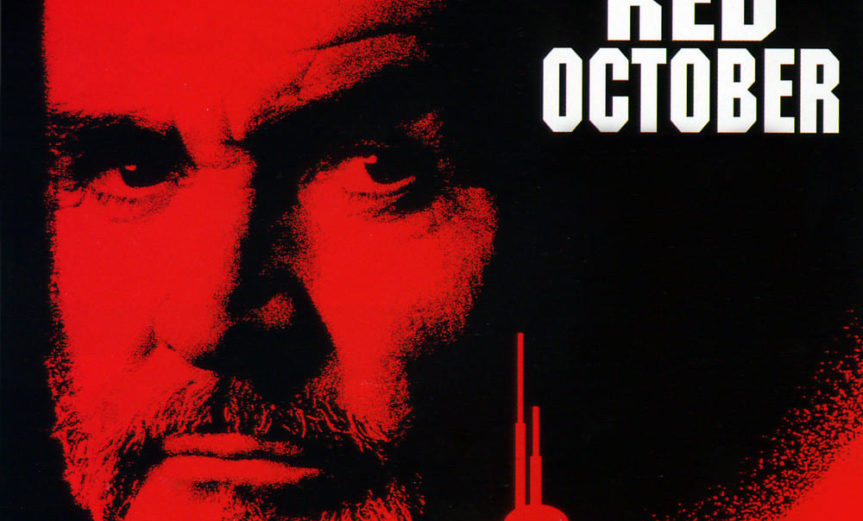 Poster for the movie "The Hunt for Red October"