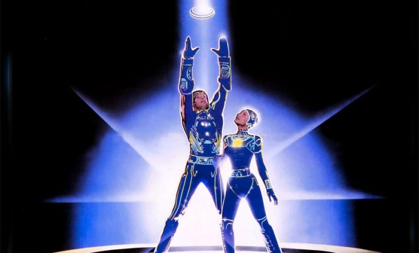 Poster for the movie "Tron"