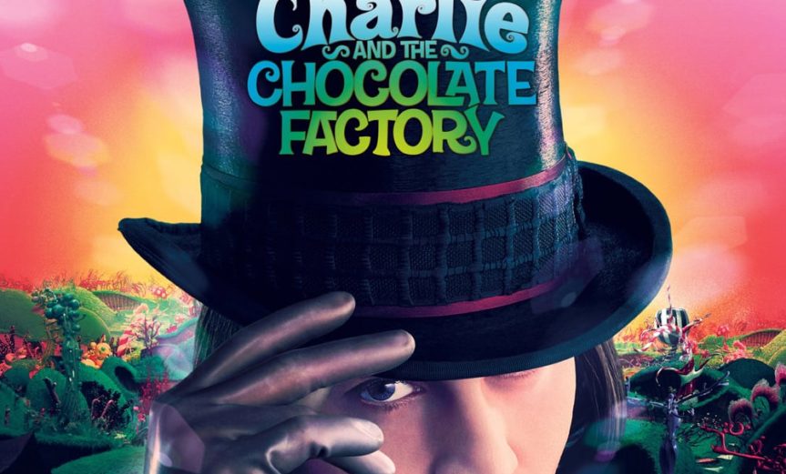 Poster for the movie "Charlie and the Chocolate Factory"