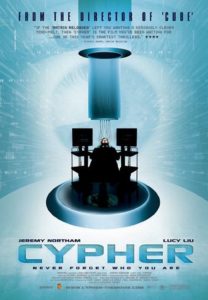 Poster for the movie "Cypher"