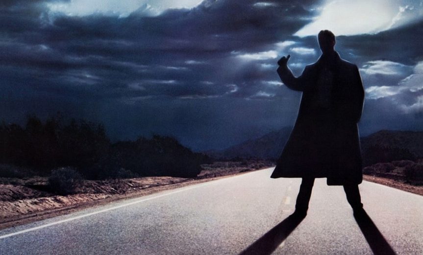 Poster for the movie "The Hitcher"