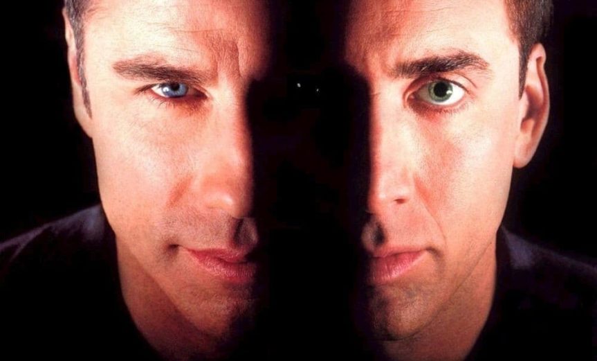 Poster for the movie "Face/Off"