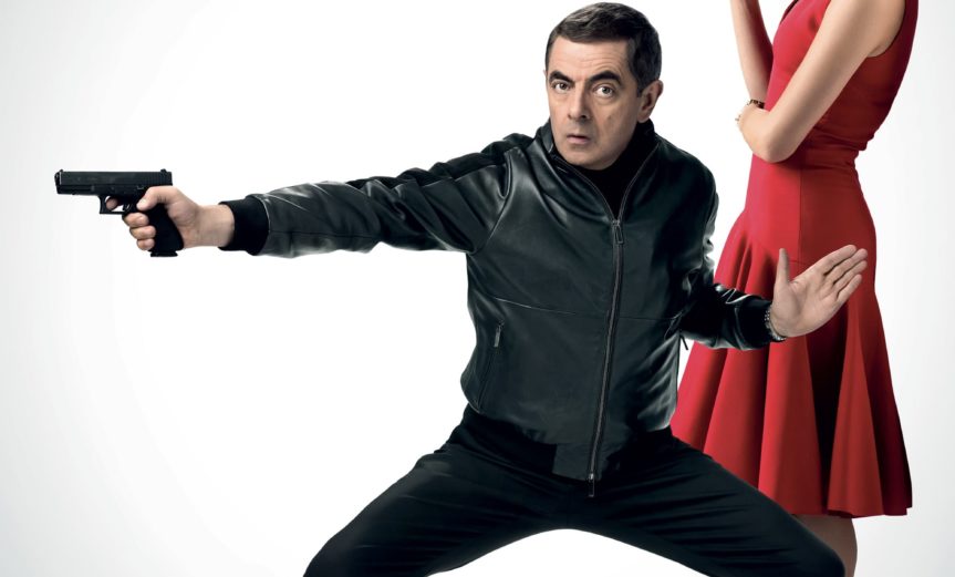 Poster for the movie "Johnny English Strikes Again"