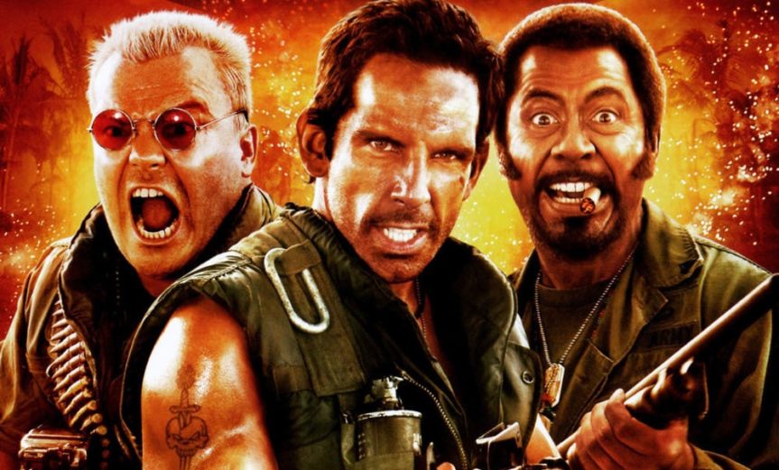 Poster for the movie "Tropic Thunder"