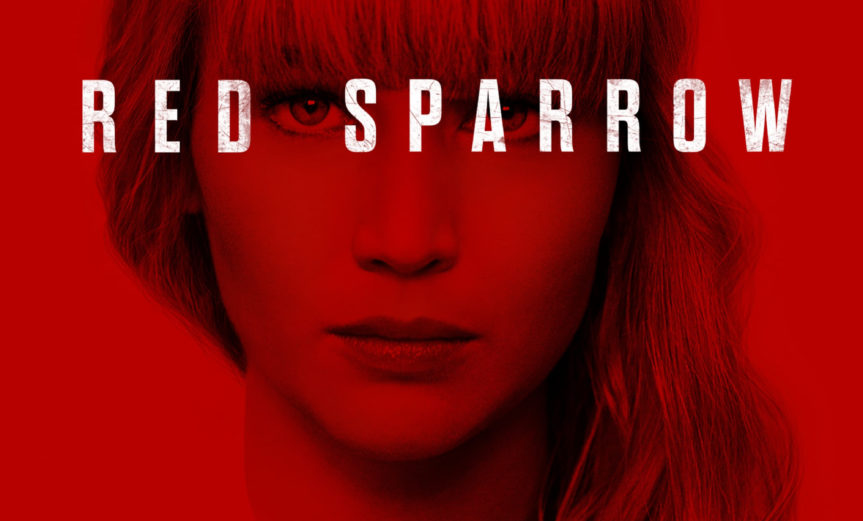 Poster for the movie "Red Sparrow"