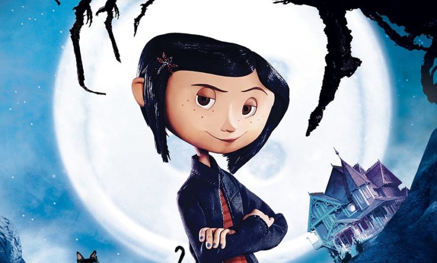 Poster for the movie "Coraline"