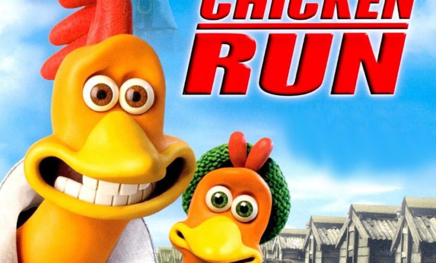 Poster for the movie "Chicken Run"