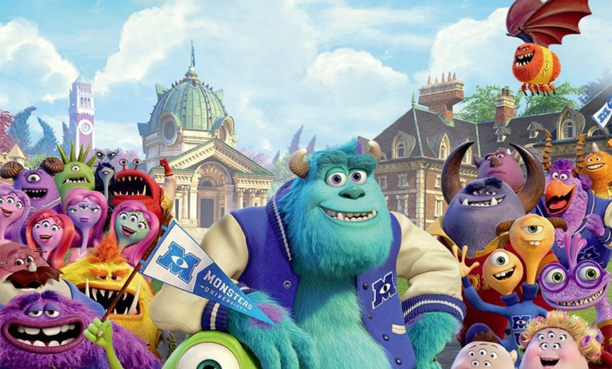 Poster for the movie "Monsters University"