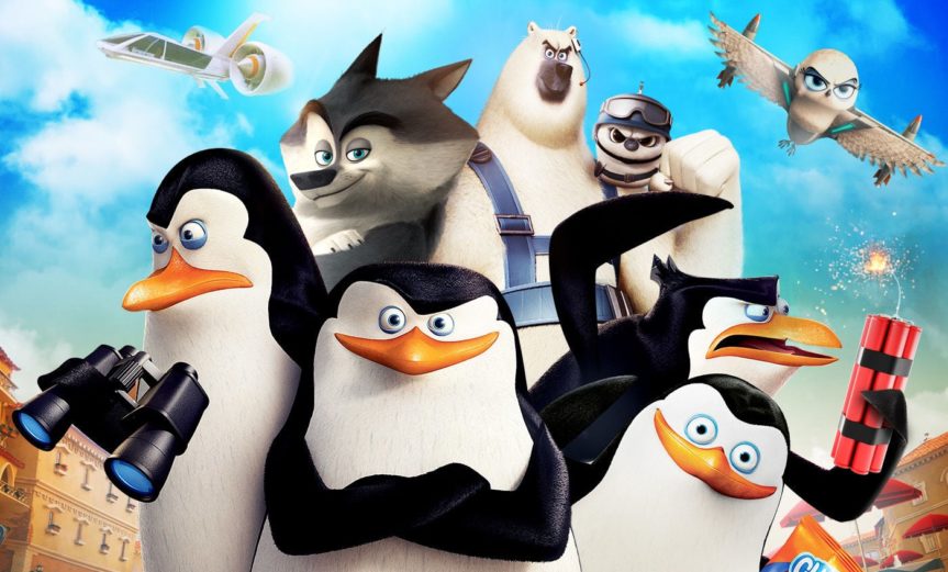 Poster for the movie "Penguins of Madagascar"