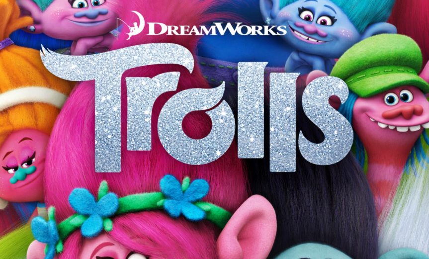 Poster for the movie "Trolls"