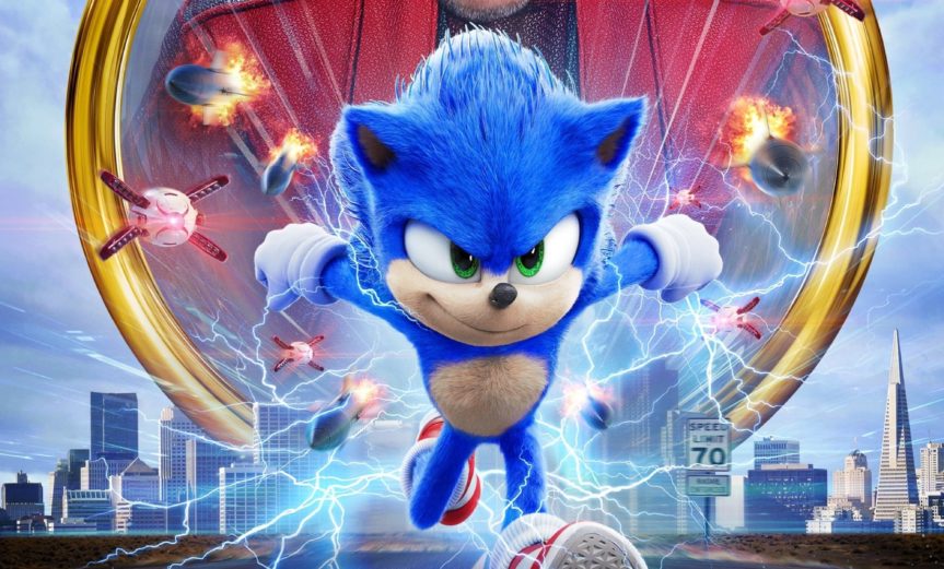 Poster for the movie "Sonic the Hedgehog"