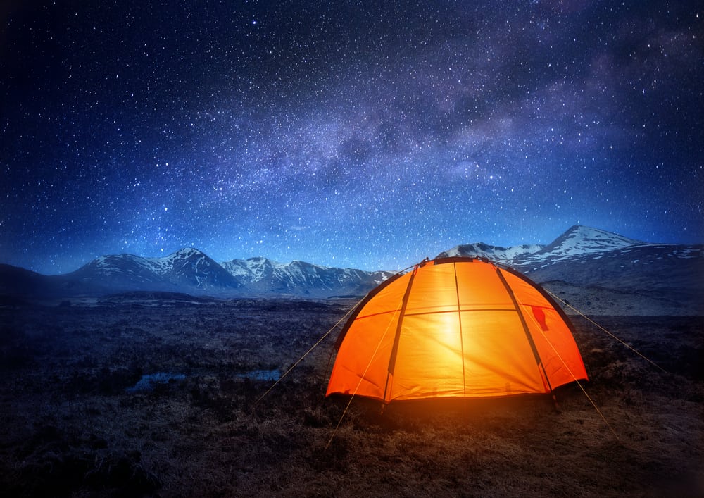 Tent & Stars