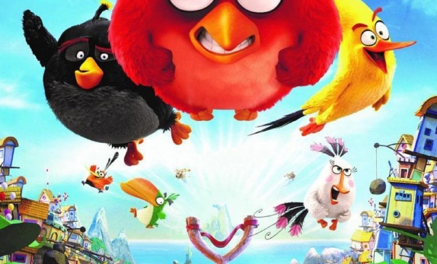 Poster for the movie "The Angry Birds Movie"