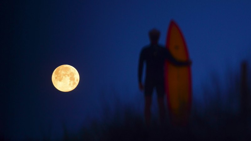Surfing & Moon